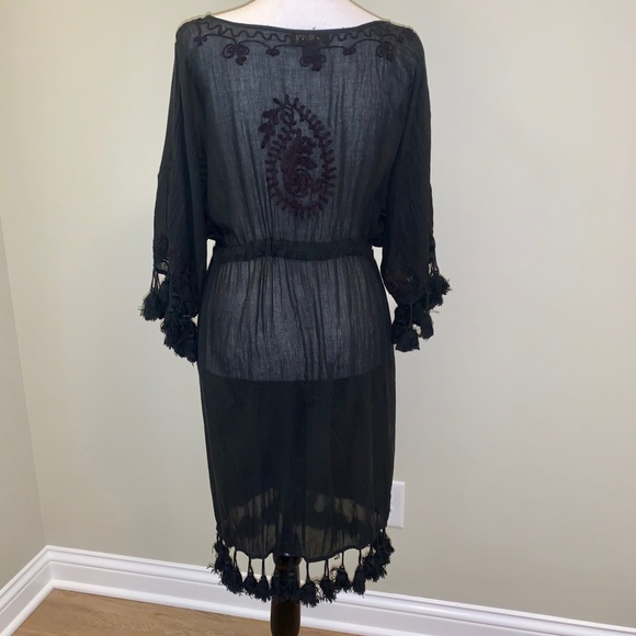 black swim coverup - Picture 4 of 6